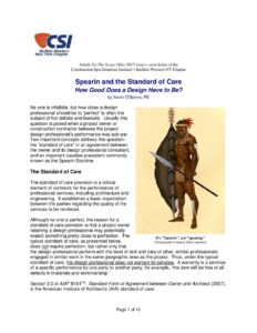 Spearin Standard of Care 2017 04 19 pdf